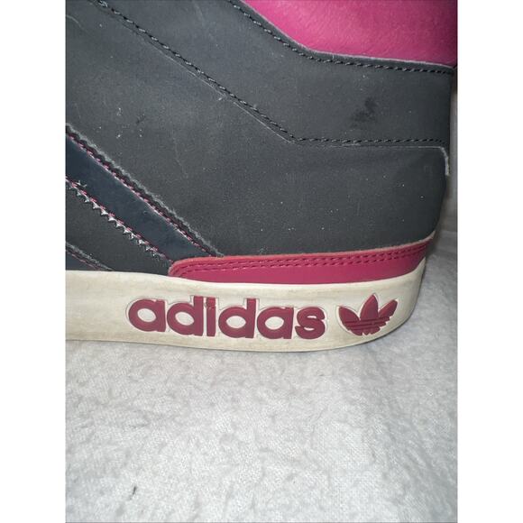 Adidas Black/Pink/White Basketball High Top Mens Sneakers Size 9.5 675001 main image 11